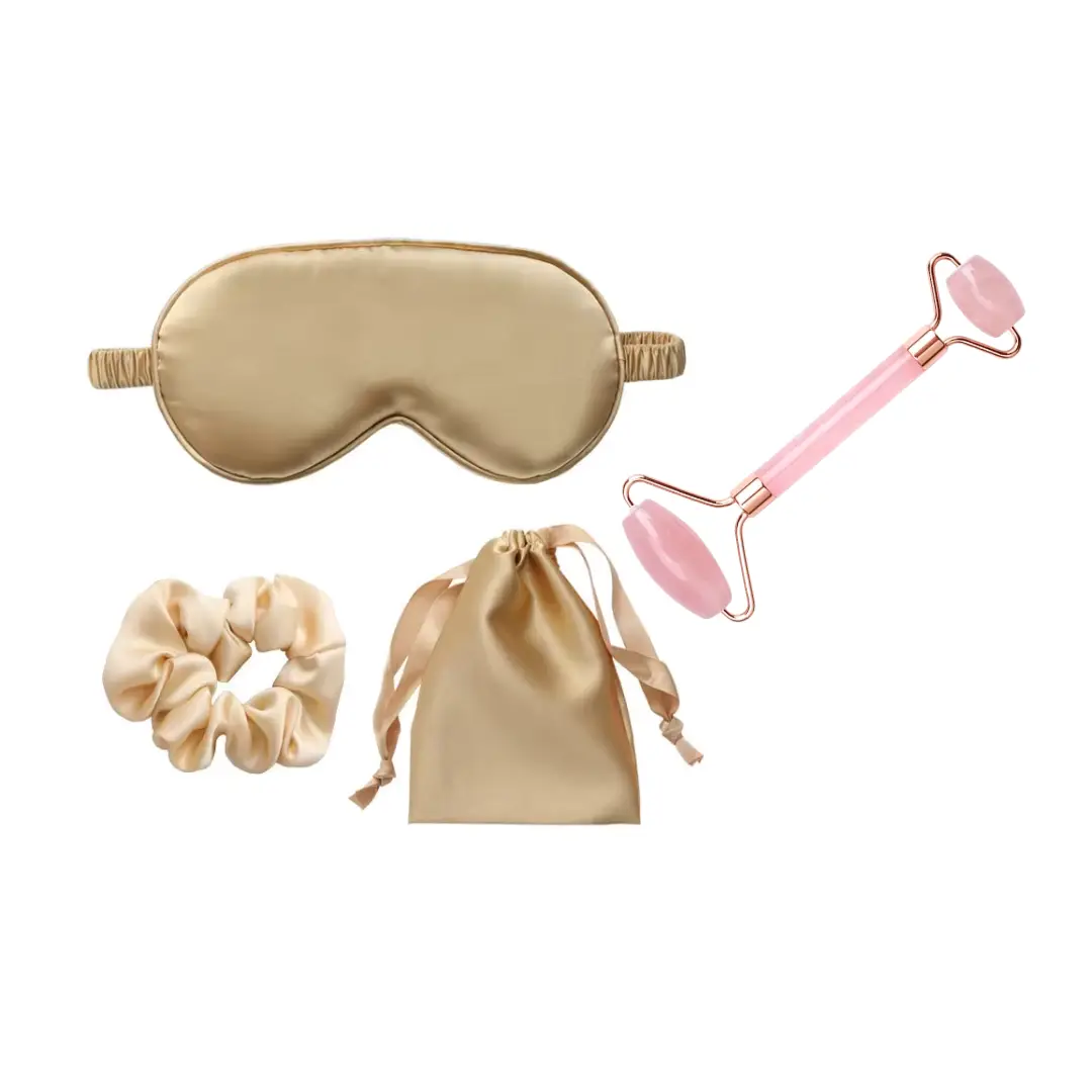 Eksklusivt gavekit – jade roller og satin sovemaske - Mediconline