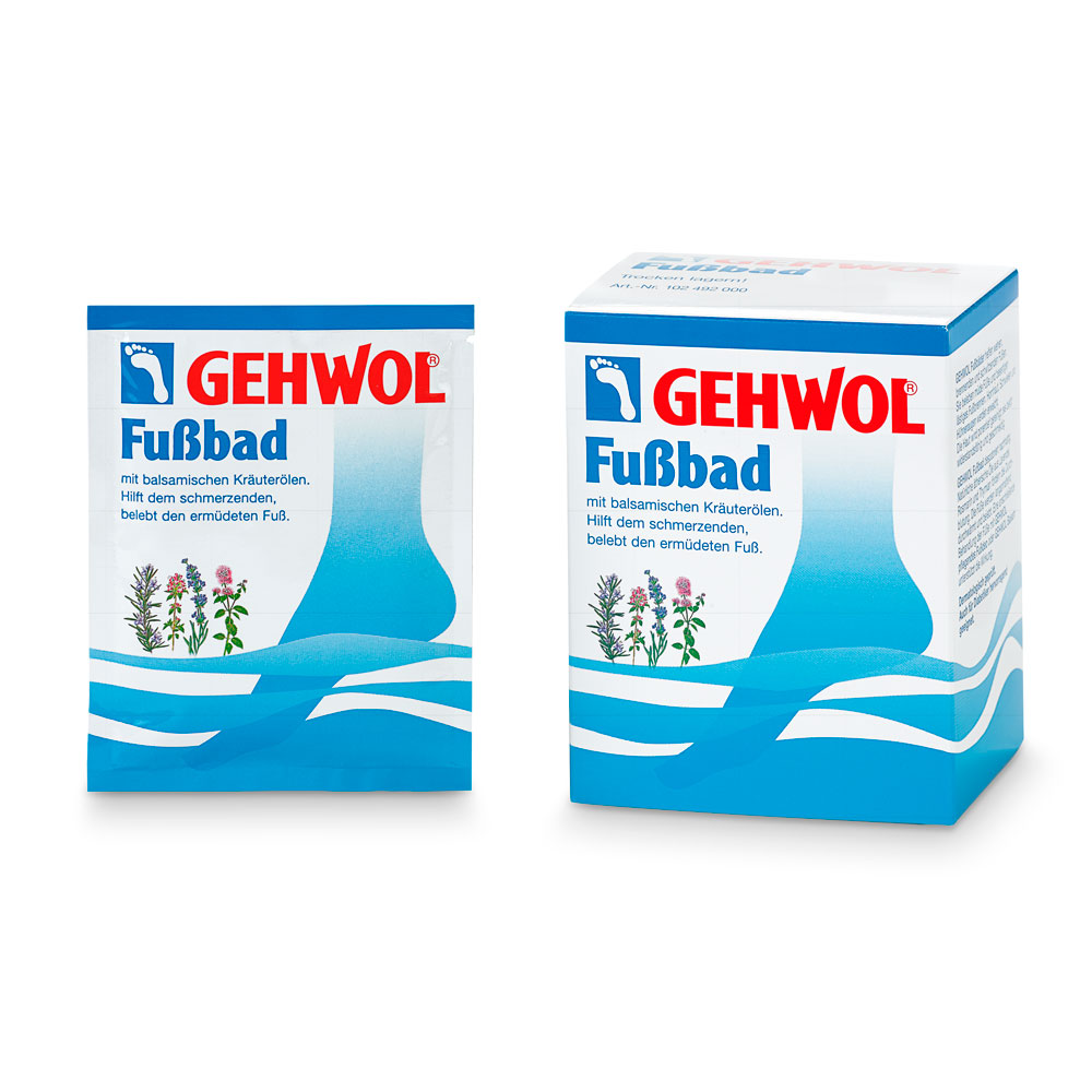 Gehwol fotsalt, 10 x 20 g porsjonspakninger