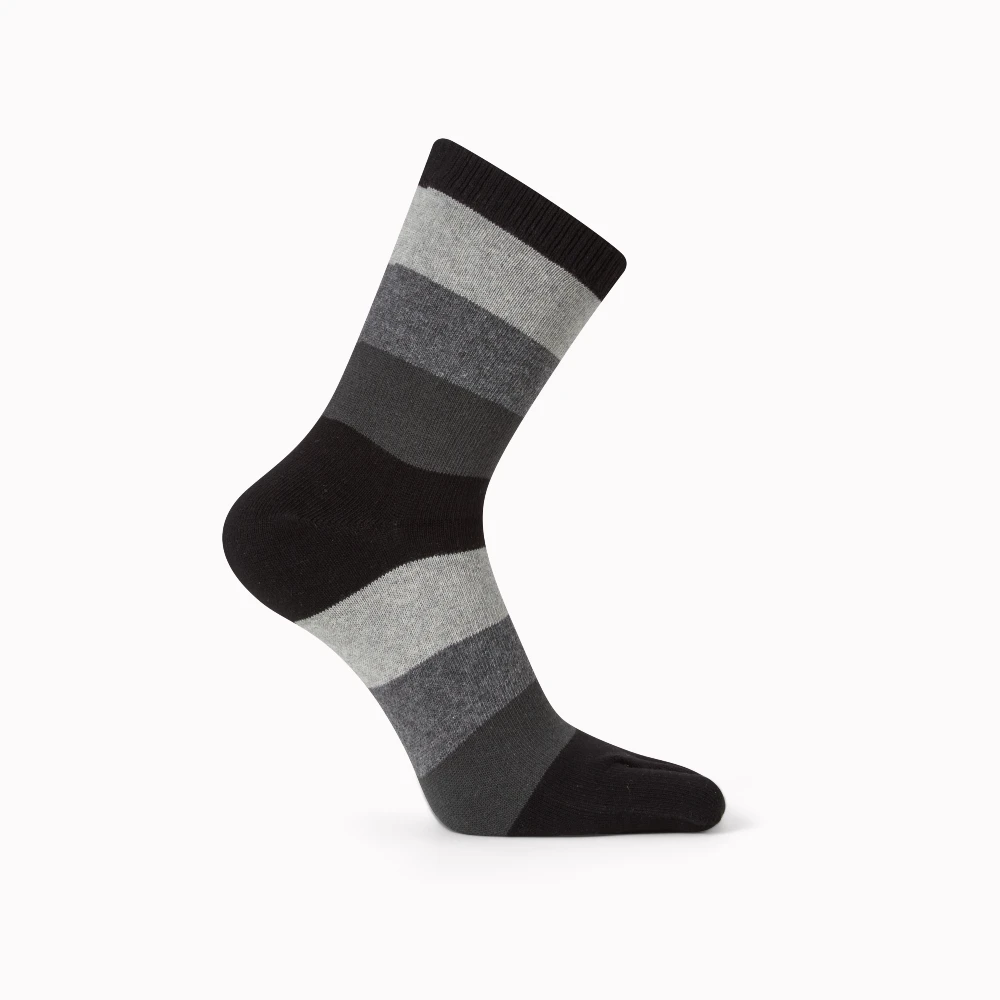 Tåsokker i bomull – stripete - FlexiToe Everyday Comfort Series