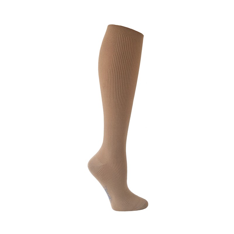 Flystrømper i mikrofiber, natur - Supcare