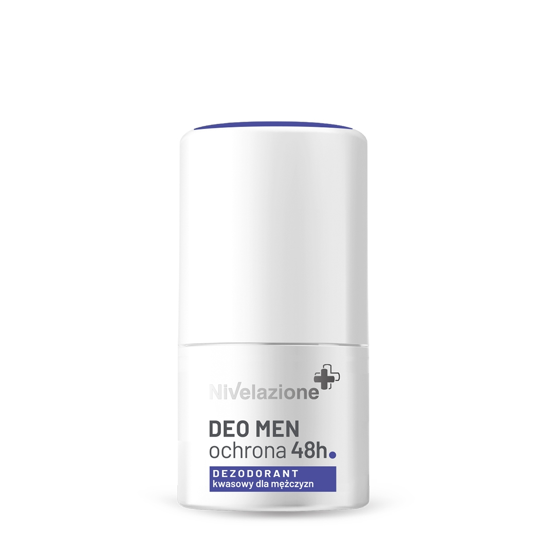 Aluminiumsfri deodorant for menn med AHA-, BHA- og PHA-syrer - NIVELAZIONE