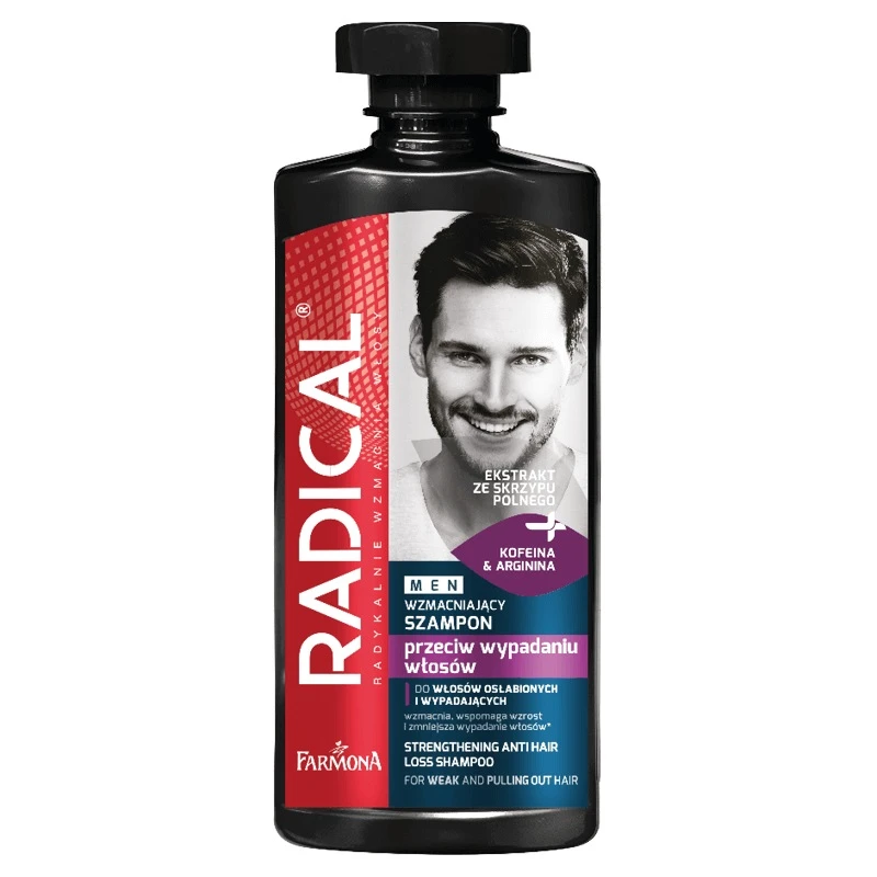 Sjampo for menn med tynt hår 400 ml - RADICAL
