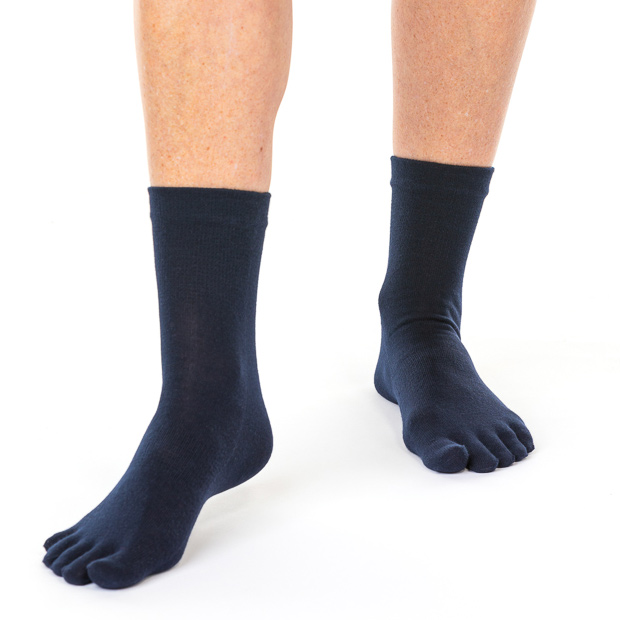 Funq Wear tynne tåstrømper, mørk blå, Dame