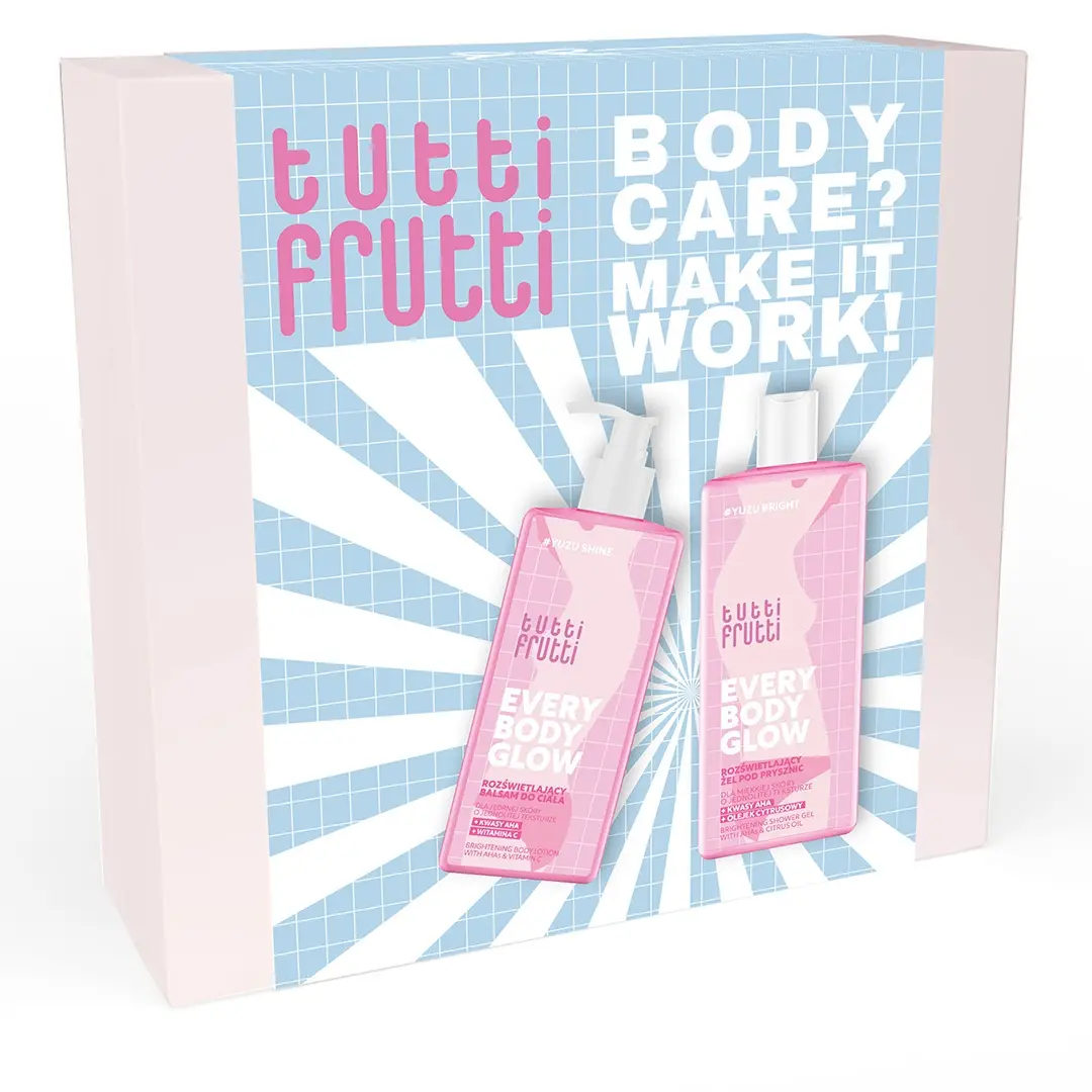 Tutti Frutti Everybody Glow – kroppspleiesett med Yuzu & vitamin C - FARMONA