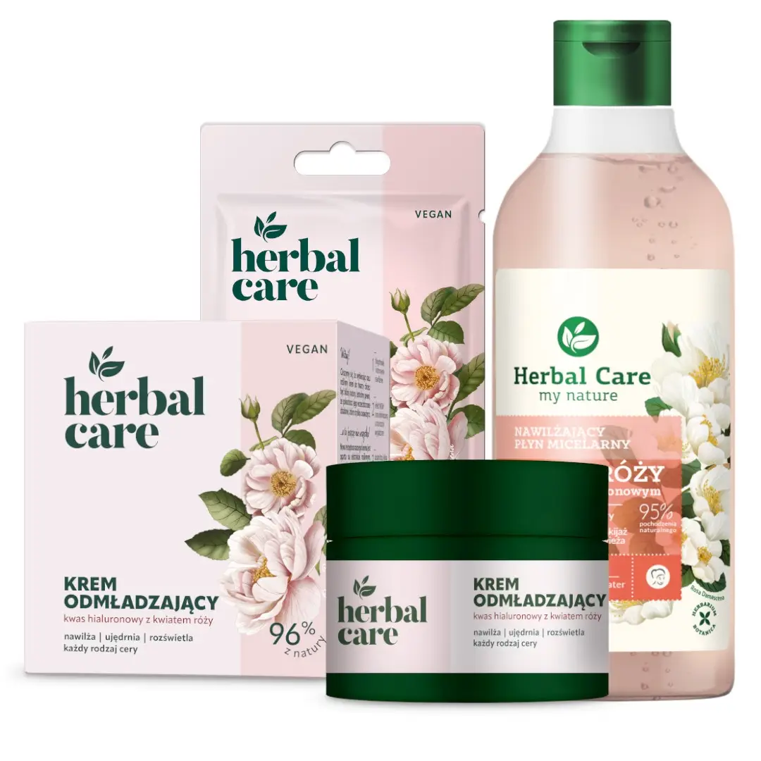 Anti-age ansiktspleiesett – med rose & hyaluronsyre - FARMONA