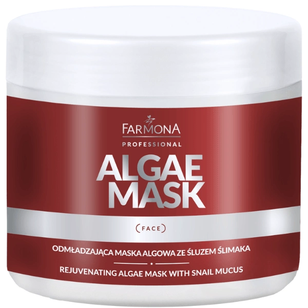 Ansiktsmaske med snegleslim, betain og aloe vera - ALGAE MASK