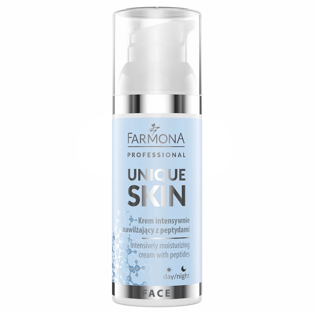 Fuktighetsgivende krem med peptider som gir rask og langvarig effekt - UNIQUE SKIN