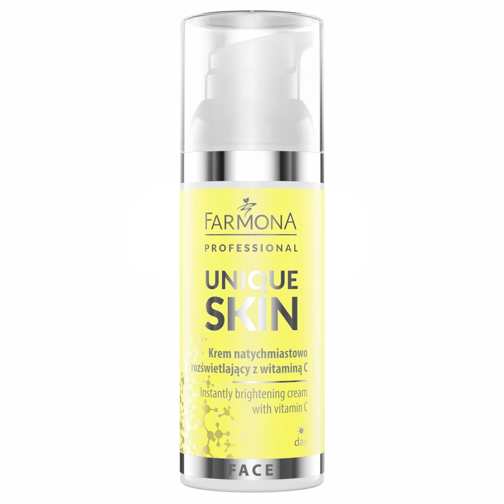 Dagkrem som gir glow og glans med vitamin C - UNIQUE SKIN