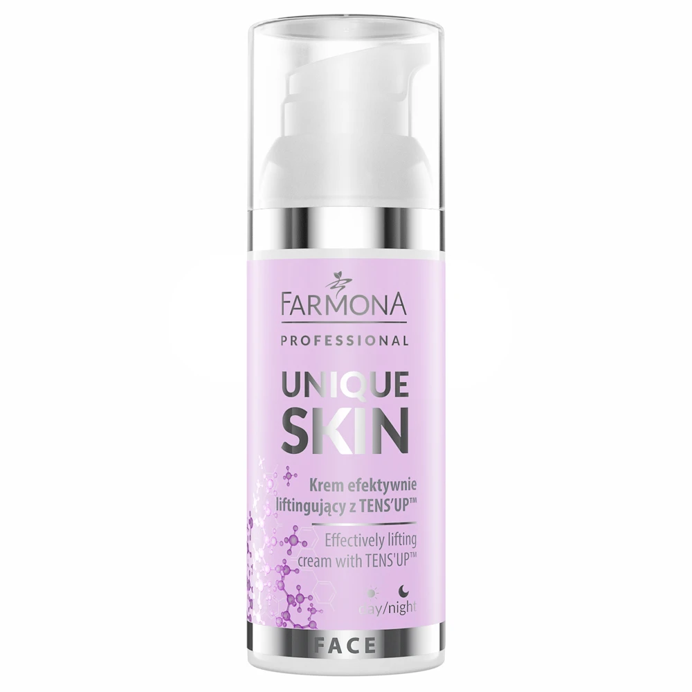 Oppstrammende ansiktskrem som gir fasthet og elastisitet - UNIQUE SKIN