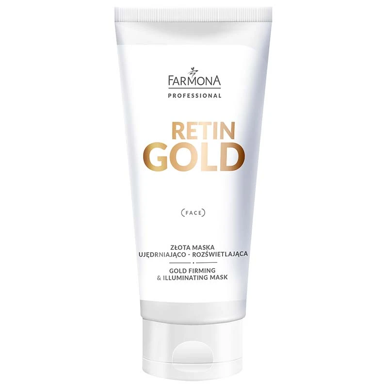 Oppstrammende ansiktsmaske for moden hud. Med retinol og kolloidalt gull - RETIN GOLD