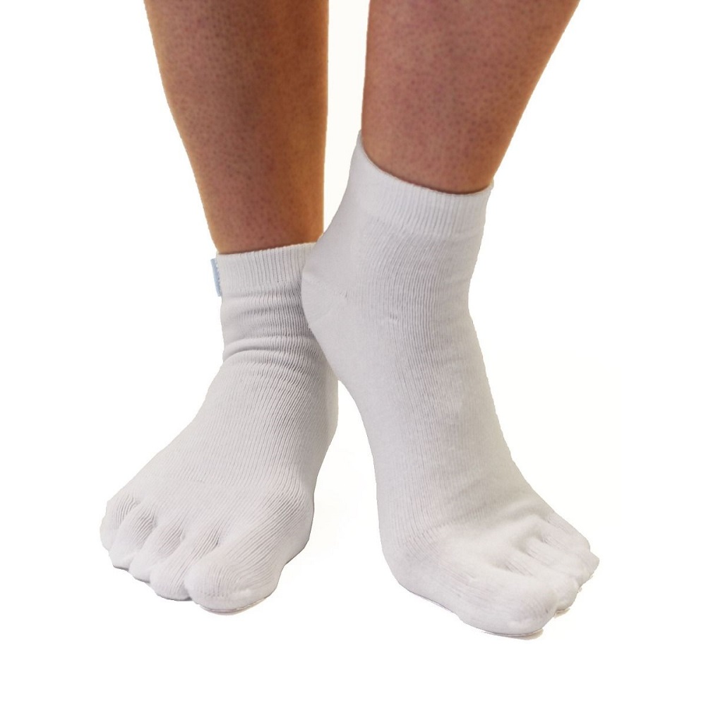 TOETOE Essential Anklet - Ankelhøye Tåsokker, hvit