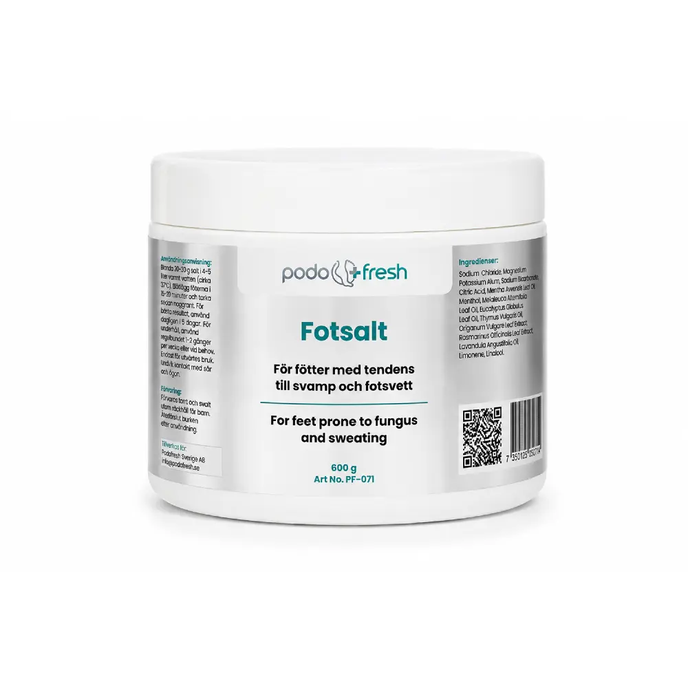 Fotsalt mot fotsvette, fot- og neglesopp - PodoFresh