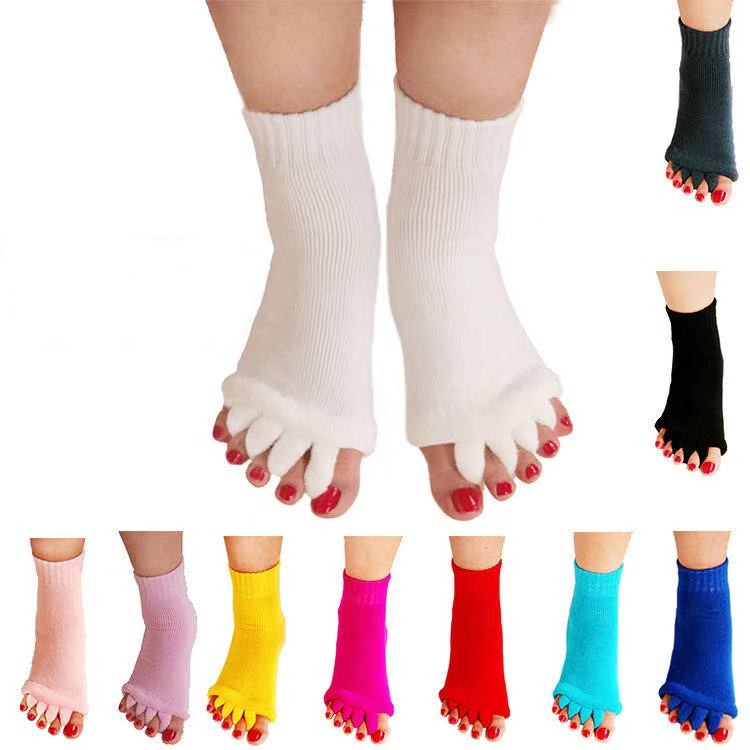 Tåsokker med tåskillere – Åpen tå og myk frotté | Living Feet