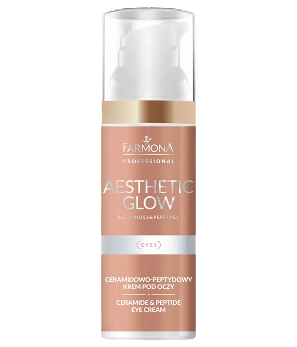 Oppstrammende øyekrem med ceramider og peptider for trøtt hud – 50 ml - AESTHETIC GLOW