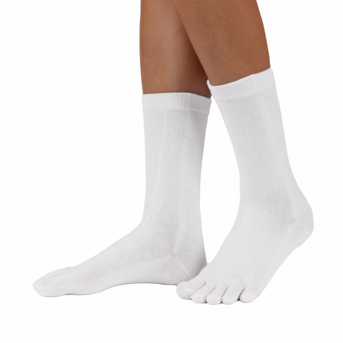 TOETOE Essential halvlange Tåsokker, hvit