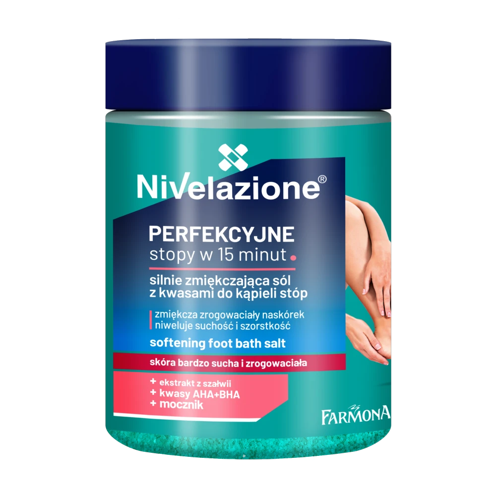 Mykgjørende fotbadesalt med Urea - NIVELAZIONE