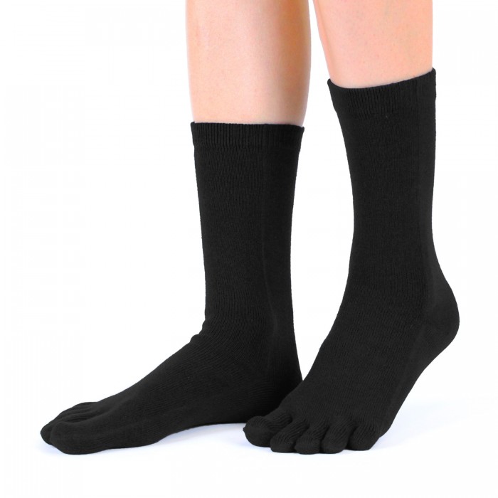 TOETOE Essential halvlange Tåsokker, svart