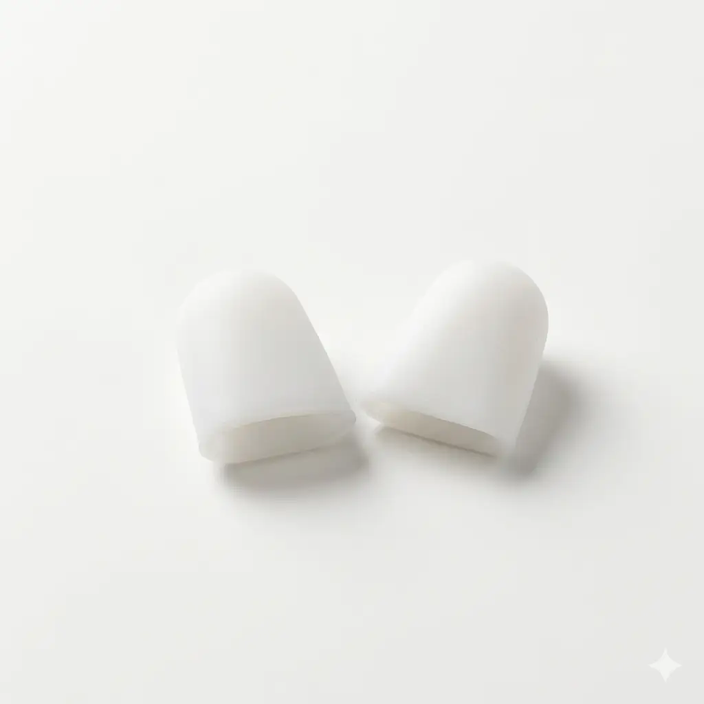 Tåbeskyttelse med hette, 6-pack - Living Feet