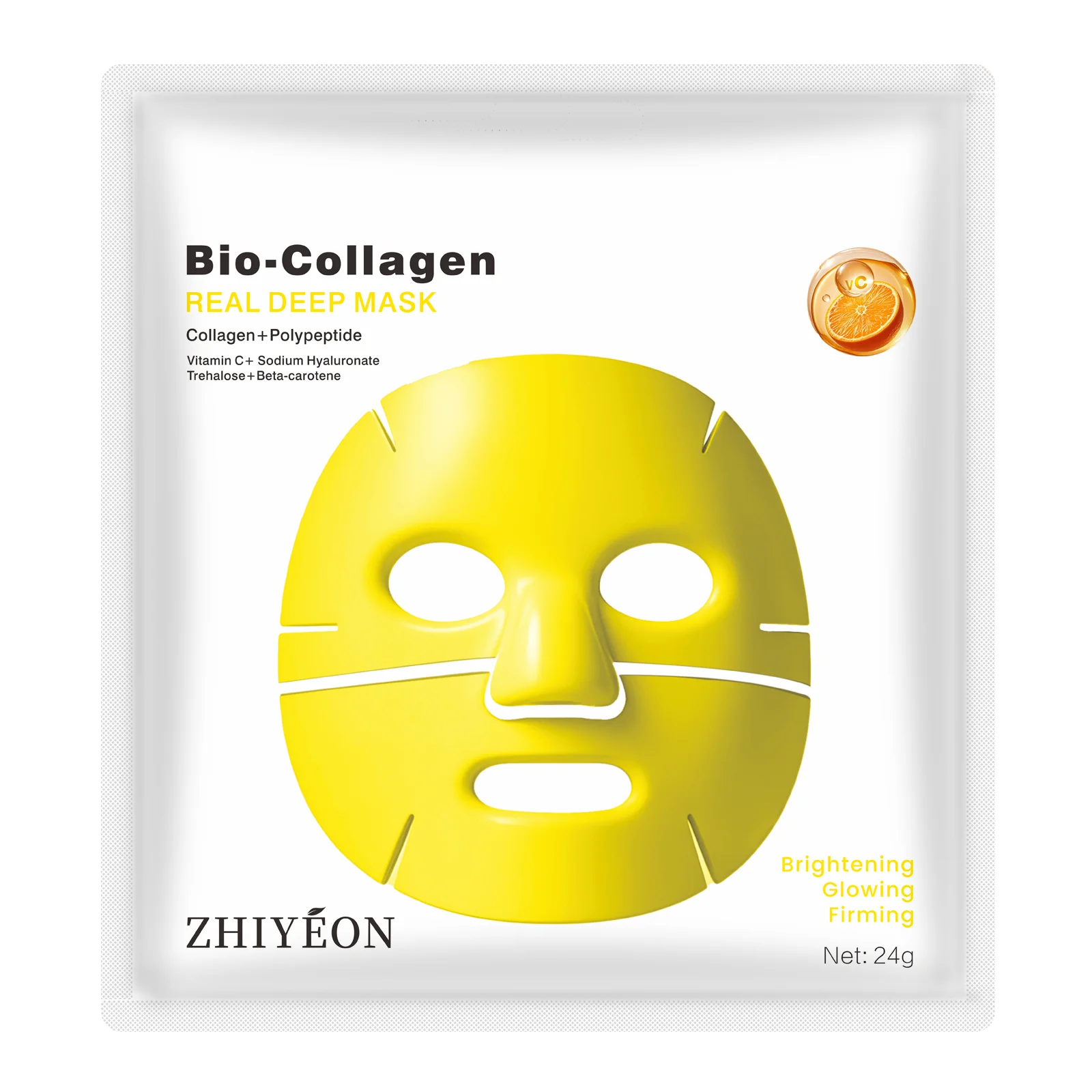 Bio-Collagen Real Deep Mask – Glødgivende & Styrkende - Zhiyeon