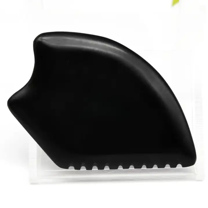 Gua Sha i svart stein - Mediconline
