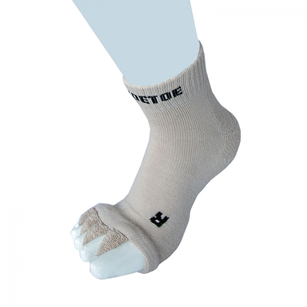 TOETOE Health - Tåskiller-sokk, beige