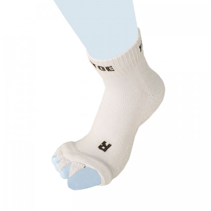 TOETOE Health - Tåskiller-sokk, cream