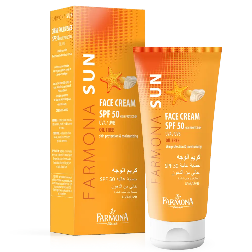 Solkrem for fet og akneutsatt hud (SPF 50) - FARMONA SUN