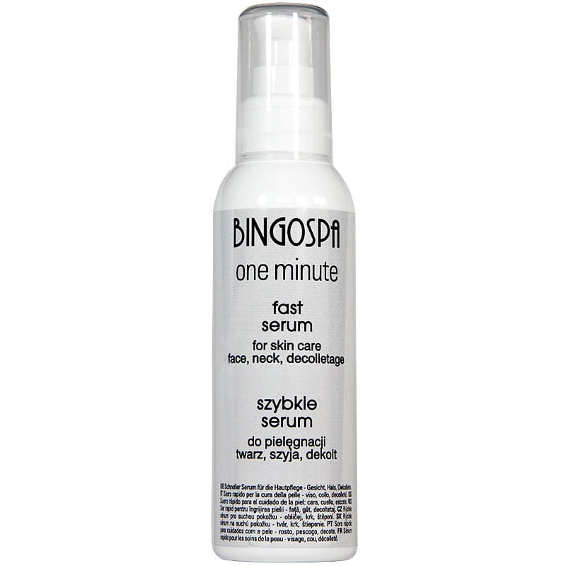 Serum for tørr hud - For ansikt, hals og dekolletasje. - BingoSpa