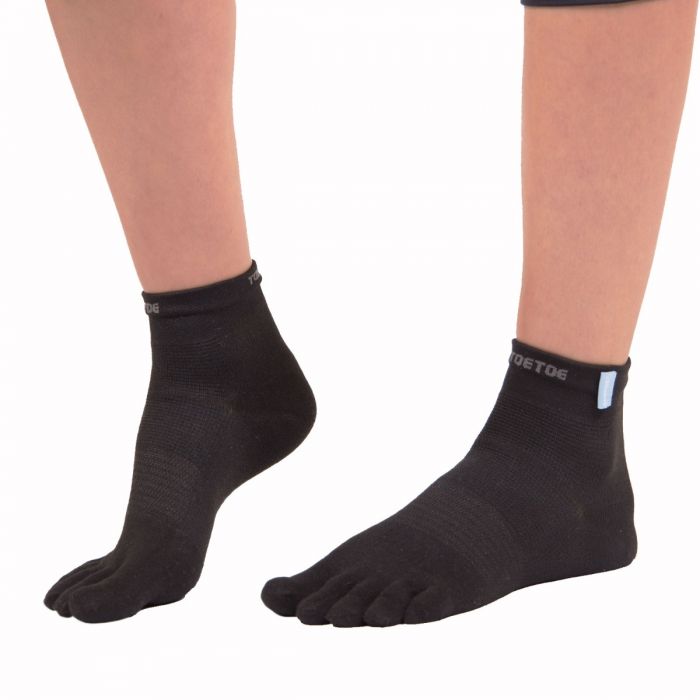 TOETOE Outdoor Trainer tåstrømper - Svart