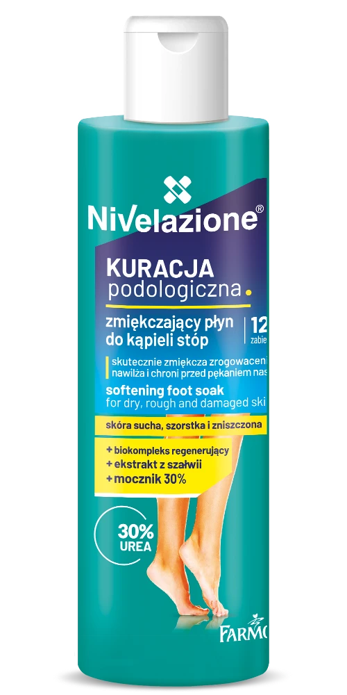 Mykgjørende Fotbad med 30% Urea for veldig tørr hud - NIVELAZIONE