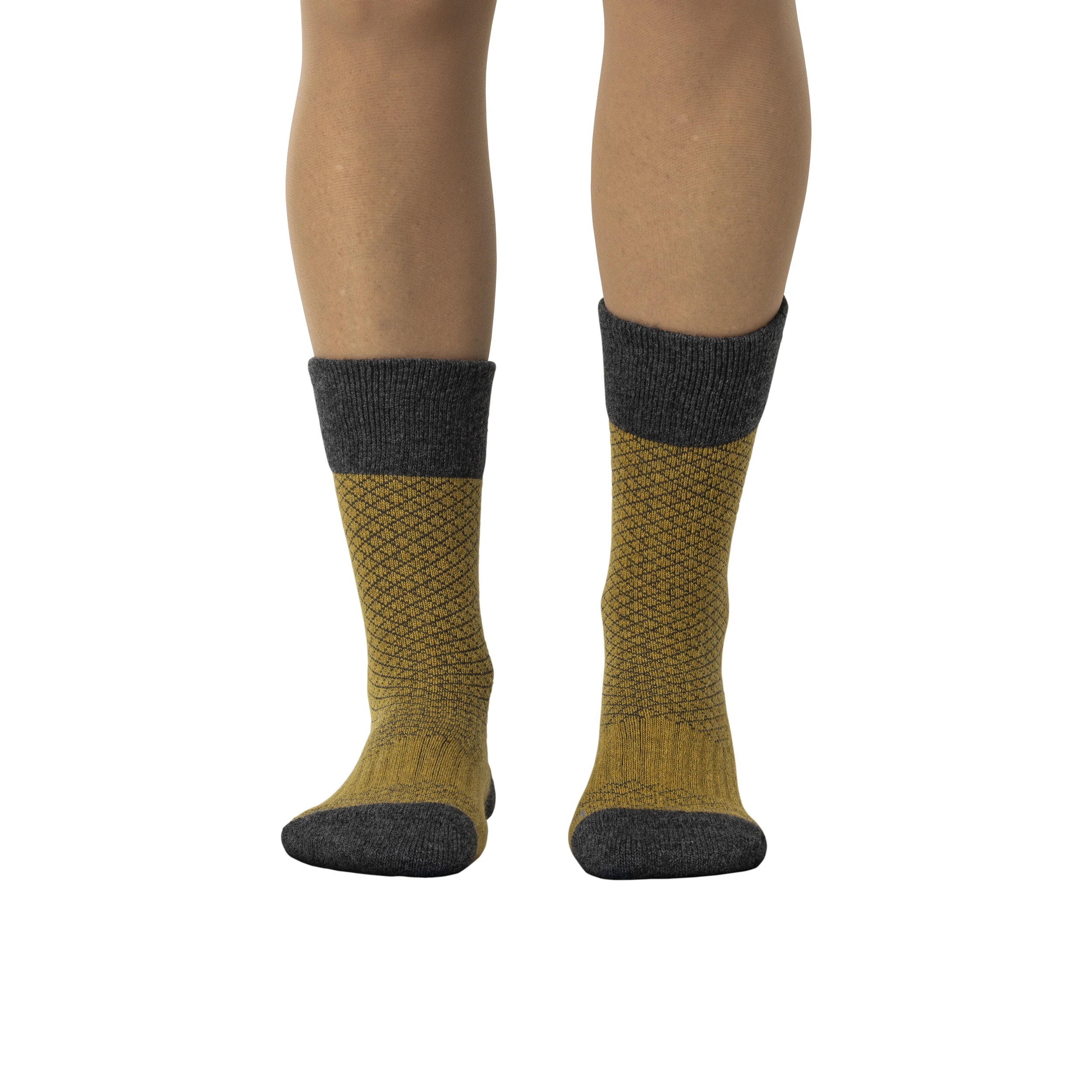 Funq Wear WIDE+ HIKING Ullsokker Orchid Ochre