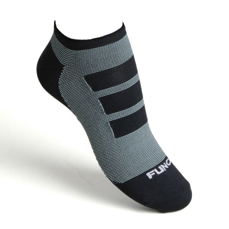 FUNQ WEAR Sportssokker No Show, Balance Black