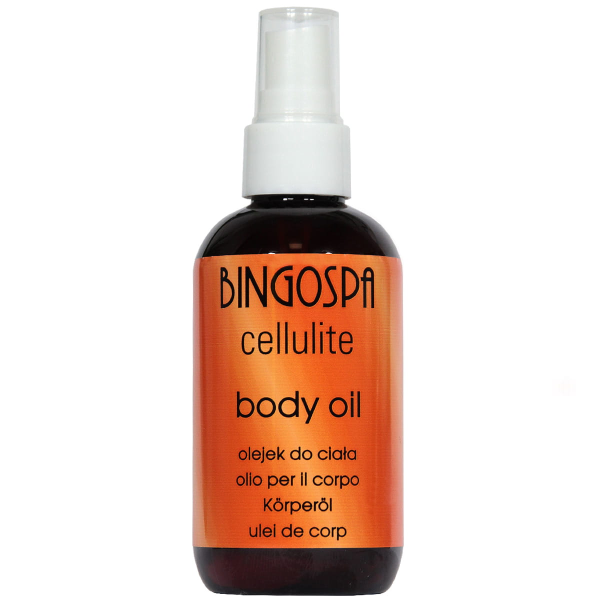 Anti-cellulite body massage oil - BingoSpa