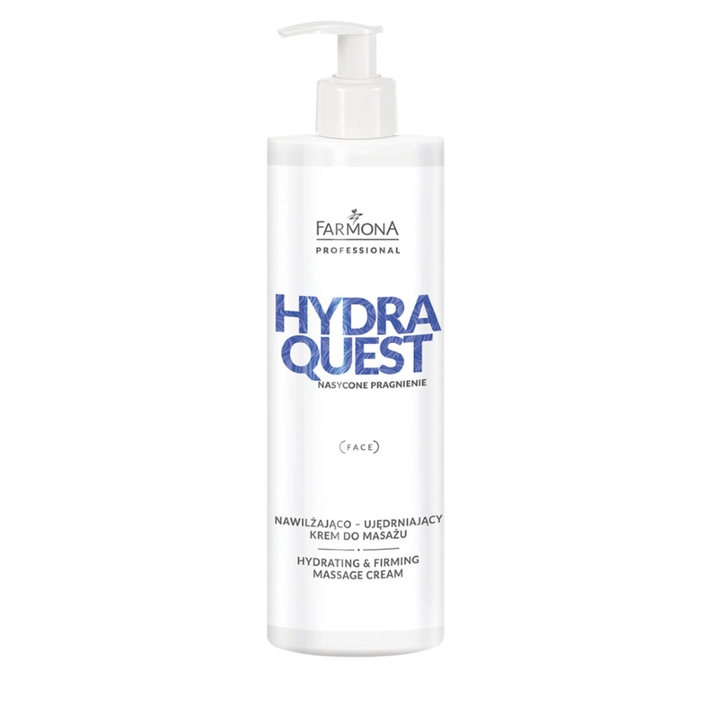 Ansiktsmassasjekrem som fukter og strammer opp, med kollagen og Hydromanil - Hydra Quest