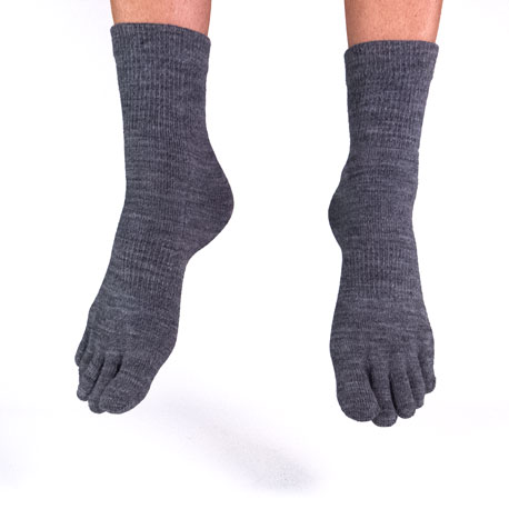Funq Wear tåstrumpor ull, Grå - Dame
