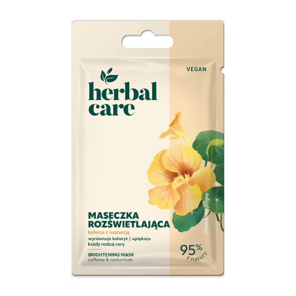 Ansiktsmaske som jevner ut hudtonen. Med koffein og karse - Herbal Care