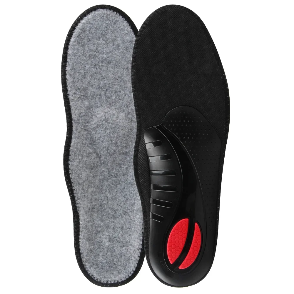 Varmende såle med støtte for fotbuen og innebygd pelott - Living Feet