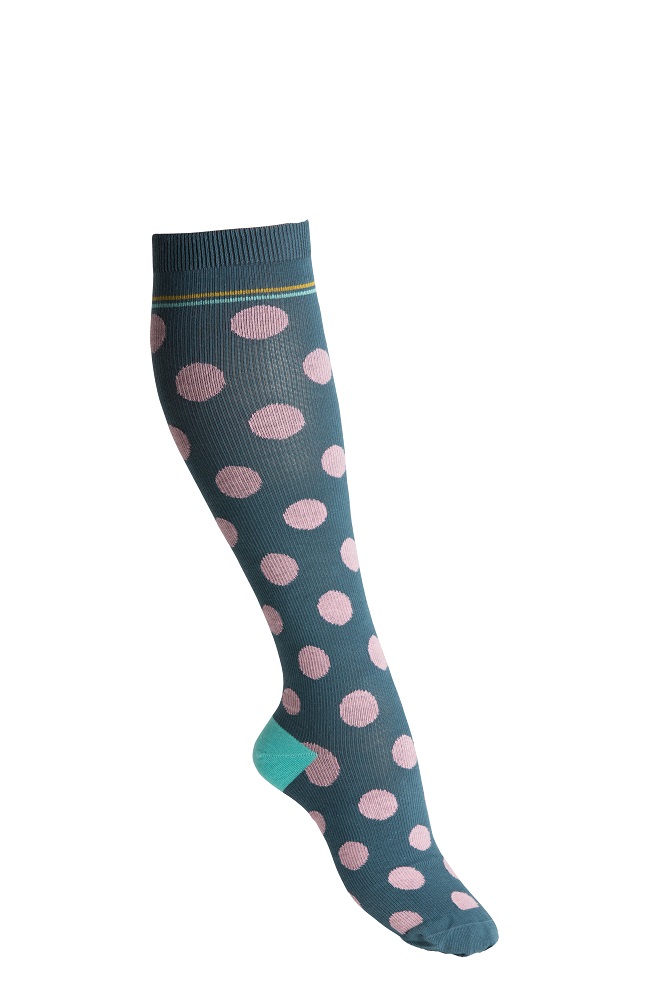 FUNQ WEAR støttestrømper Brittany Blue